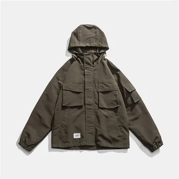 Yi dao Vintage Spring Clothing Japanese Style Retro Tooling Jacket Men's INS Popular Brand Loose-Fit Hooded Multi-pockets Versat
Yi dao Vintage Spring Clothing Japanese Style Retro Tooling Jacket Men's INS Popular Brand Loose-Fit Hooded Multi-pockets Versat