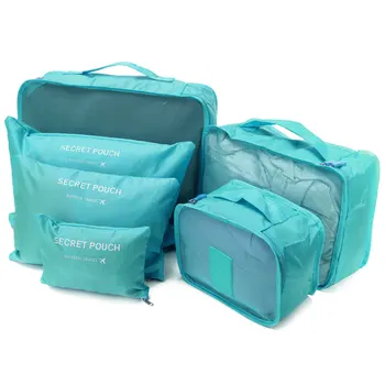 6pcs Large Capacity Travel Bags Waterproof Clothes Storage Luggage Organizer Pouch Packing Cube Polyester
6pcs Large Capacity Travel Bags Waterproof Clothes Storage Luggage Organizer Pouch Packing Cube Polyester