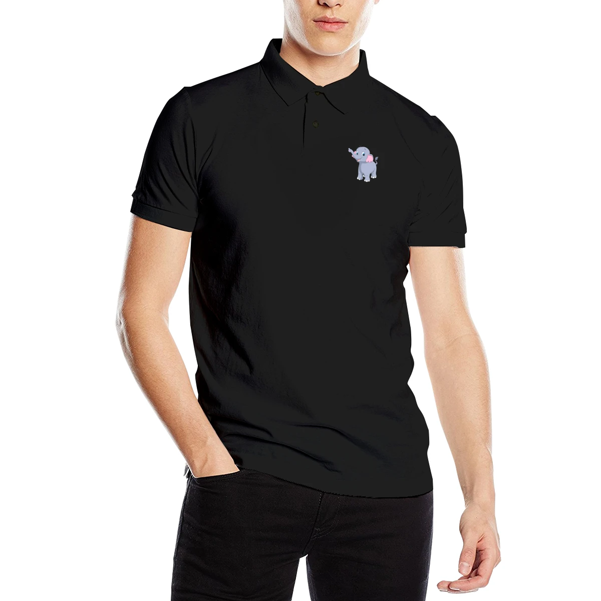 NOISYDESIGNS 2019 Summer Business Polo Shirts Men Elephant Prints Short Sleeve Trun-over Collar Top Polos Para Hombre Camisa
NOISYDESIGNS 2019 Summer Business Polo Shirts Men Elephant Prints Short Sleeve Trun-over Collar Top Polos Para Hombre Camisa