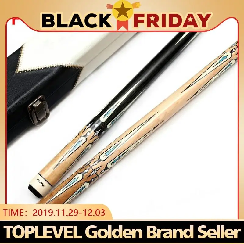 2019 Original FURY Cue with Case 11.75mm/13mm Tip 2-Piece Pool Cue/Pool Stick Kit Decal&Ergonomic Design Hardwood Canadian Maple
2019 Original FURY Cue with Case 11.75mm/13mm Tip 2-Piece Pool Cue/Pool Stick Kit Decal&Ergonomic Design Hardwood Canadian Maple