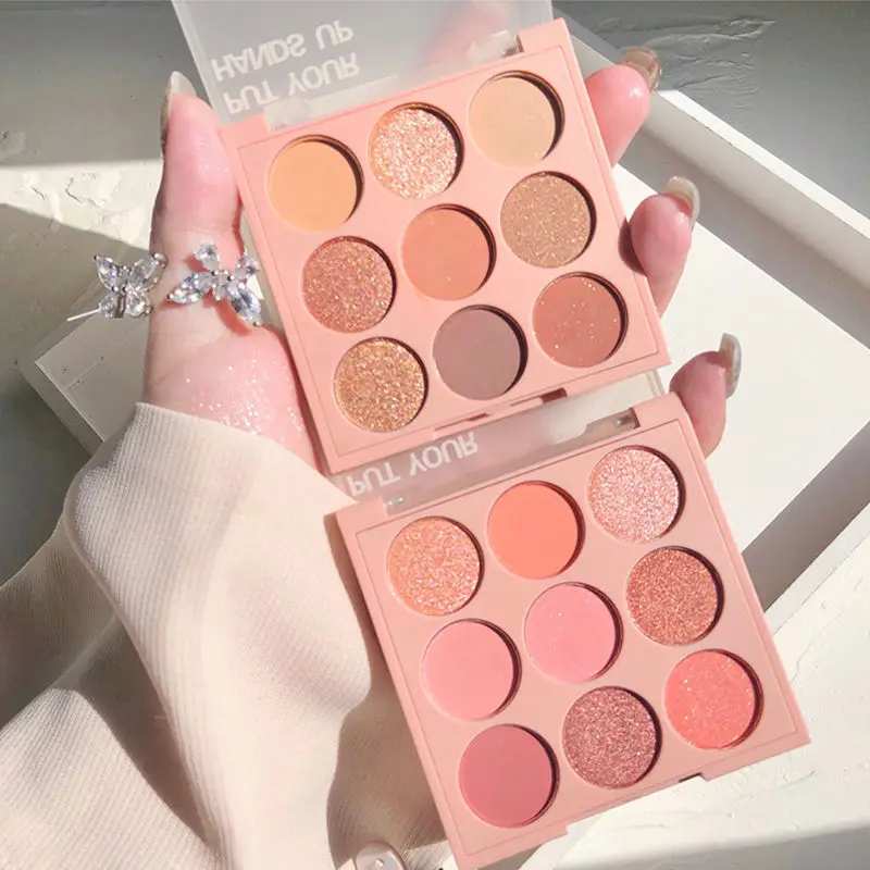 9 Color Eyeshadow Palette Shiny Matte Glitter Pigment Waterproof Eye Shadow Pallete Metallic Diamond Makeup Palette
9 Color Eyeshadow Palette Shiny Matte Glitter Pigment Waterproof Eye Shadow Pallete Metallic Diamond Makeup Palette
