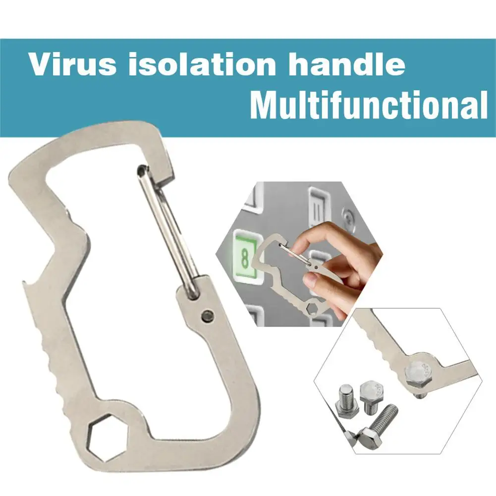 Portable Non-contact Door Opener Hygiene Hand Press Elevator Tool Keychain Anti Germ EDC Tool No Touch Open Door Assistant
Portable Non-contact Door Opener Hygiene Hand Press Elevator Tool Keychain Anti Germ EDC Tool No Touch Open Door Assistant