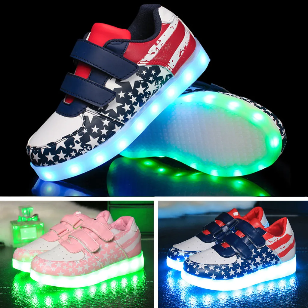 New Children Luminous Shoes Boys Girls Sport Running Shoes Baby Flashing Lights Fashion Sneakers Toddler Little Kid LED Sneakers
New Children Luminous Shoes Boys Girls Sport Running Shoes Baby Flashing Lights Fashion Sneakers Toddler Little Kid LED Sneakers
