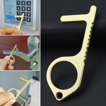 Brass EDC Door Key Opens Doors Avoid Germs Alloy Tool Hygiene Hand Antimicrobial Stylus Portable Key Door Opener Accessories
Brass EDC Door Key Opens Doors Avoid Germs Alloy Tool Hygiene Hand Antimicrobial Stylus Portable Key Door Opener Accessories