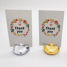 Diamond Place Card Holders Acrylic Table Number Holders Crystal Wedding Table Card Stands For Party Wedding Table Decoration
Diamond Place Card Holders Acrylic Table Number Holders Crystal Wedding Table Card Stands For Party Wedding Table Decoration