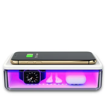 New Multi-Function Wireless Charger Mobile Phone Disinfection Box UV-C Mask UV Disinfection Box Toothbrush Sterilizer
New Multi-Function Wireless Charger Mobile Phone Disinfection Box UV-C Mask UV Disinfection Box Toothbrush Sterilizer