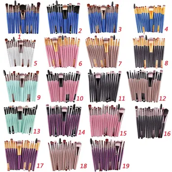 Pro 15Pcs Makeup Brushes Set Eye Shadow Foundation Powder Eyeliner Eyelash Lip Make Up Brush Cosmetic Beauty Tool Kit Free DHL
Pro 15Pcs Makeup Brushes Set Eye Shadow Foundation Powder Eyeliner Eyelash Lip Make Up Brush Cosmetic Beauty Tool Kit Free DHL