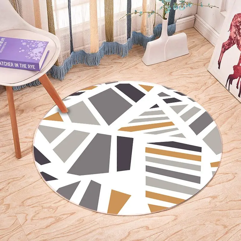 Фото Ковер с геометрическим узором коврик для дома гостиной детский - купить