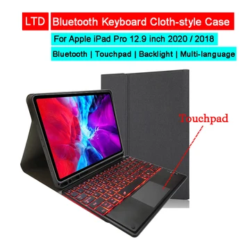 Bluetooth Keyboard Cloth-Style Case For iPad Pro 12.9" 2020 Touchpad Backlit Russian Arabic Hebrew Thai Korean Spanish Keyboard
Bluetooth Keyboard Cloth-Style Case For iPad Pro 12.9" 2020 Touchpad Backlit Russian Arabic Hebrew Thai Korean Spanish Keyboard
