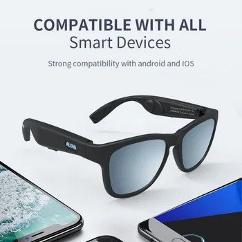 High End Popular Bone Conduction Bluetooth 5.0 Sunglasses Open-Ear Headset Polarized Eyeglasses Wireless Glasses
High End Popular Bone Conduction Bluetooth 5.0 Sunglasses Open-Ear Headset Polarized Eyeglasses Wireless Glasses