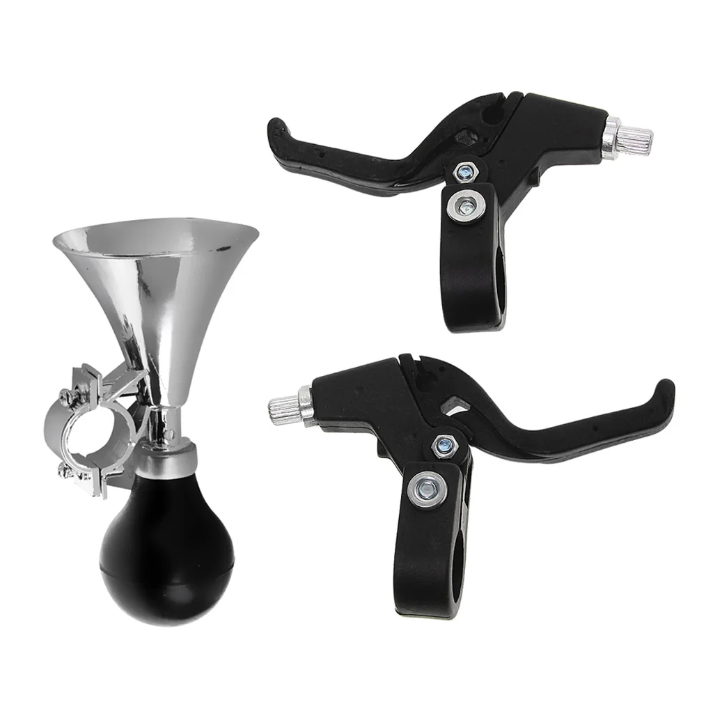 Kids Children Bicycle Squeeze Horn Ring Bell Cycle Hooter + Brake Levers Set Cycle Bicycle Bike Accessories Kids Children Bicycle Squeeze Horn Ring Bell Cycle Hooter + Brake Levers Set Cycle Bicycle Bike Accessories