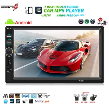7018B Autoradio 2Din General Car Radio 7'' LCD Touch Screen Stereo MP5 Player USB FM Bluetooth Audio Support Rear View Camera
7018B Autoradio 2Din General Car Radio 7'' LCD Touch Screen Stereo MP5 Player USB FM Bluetooth Audio Support Rear View Camera