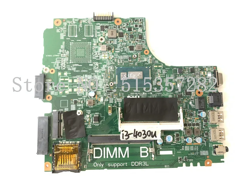 I3-4030U FOR Dell Latitude 3440 Laptop Motherboard DL340-HSW 13221-1 PWB WVPHP CN-0RGV81 RGV81 | Компьютеры и офис