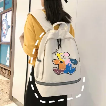 Women Cute Backpacks Luxury Classic Black Casual School Bags For Teenagers Mochila Floral Backpack Schoolbag 
Women Cute Backpacks Luxury Classic Black Casual School Bags For Teenagers Mochila Floral Backpack Schoolbag