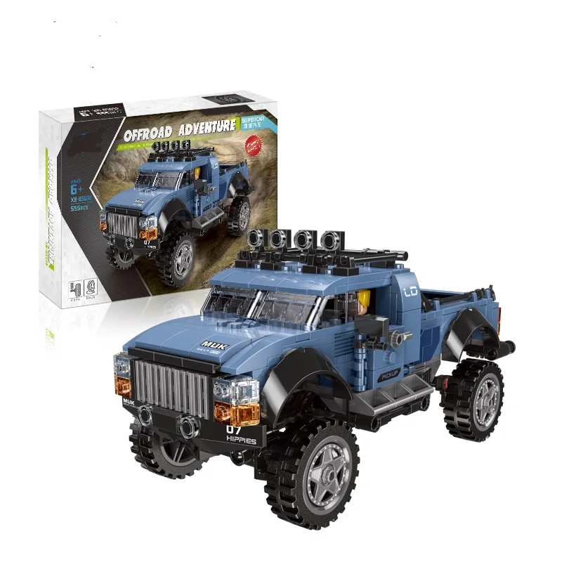 In Stock 555PCS Super Offroad Adventure Vehicle 03032 Compatible Legoed Building Blocks Pick Up Car Toys Brick Octonauts grinch 
In Stock 555PCS Super Offroad Adventure Vehicle 03032 Compatible Legoed Building Blocks Pick Up Car Toys Brick Octonauts grinch