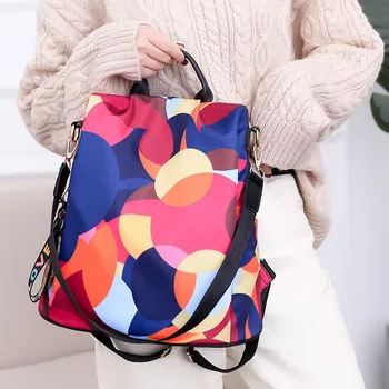 Women Anti-theft Backpack Waterproof Oxford Cloth Lightweight Large Rucksack Shoulder Bag H66
Women Anti-theft Backpack Waterproof Oxford Cloth Lightweight Large Rucksack Shoulder Bag H66