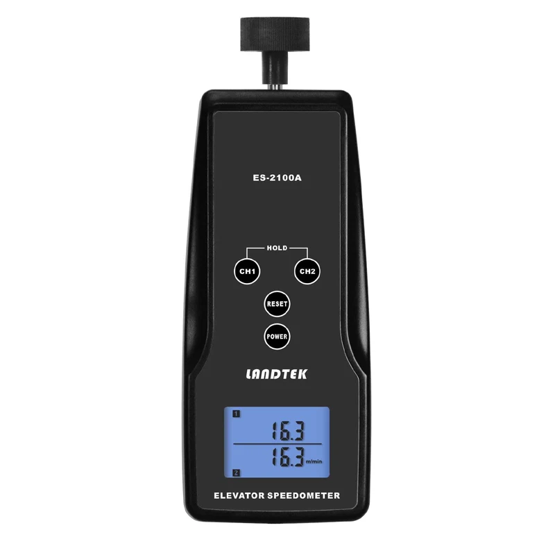 LANDTEK ES-2100A Elevator Speedometer Handheld Speedometer Use For Adjustment Maintenance,Inspection of Elevator.
LANDTEK ES-2100A Elevator Speedometer Handheld Speedometer Use For Adjustment Maintenance,Inspection of Elevator.