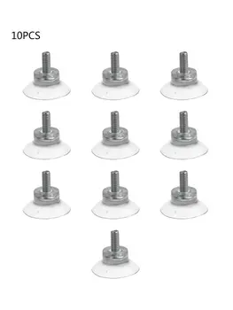 10pcs Rubber Strong Suction Cup Transparent Sucker Plastic Hook Replacement accessories Bathroom Products Screw Storage Tool 
10pcs Rubber Strong Suction Cup Transparent Sucker Plastic Hook Replacement accessories Bathroom Products Screw Storage Tool