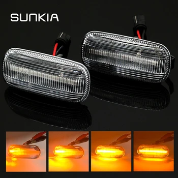 SUNKIA LED Side Marker Light for Audi Flowing Amber Signal Light E-mark Approval A4/S4/B6/A6/S6/C5/A8/D3 with Built-in Canbus
SUNKIA LED Side Marker Light for Audi Flowing Amber Signal Light E-mark Approval A4/S4/B6/A6/S6/C5/A8/D3 with Built-in Canbus