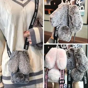 Plush Warm Phone Case for iPhone XS Max XR X 11 Pro Max Rabbit Ears Furry fluffy Fur Cover for iPhone 6 6S 7 8 Plus Lanyard Case
Plush Warm Phone Case for iPhone XS Max XR X 11 Pro Max Rabbit Ears Furry fluffy Fur Cover for iPhone 6 6S 7 8 Plus Lanyard Case