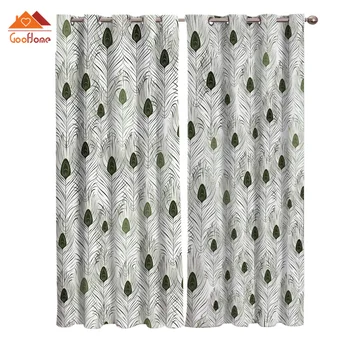 Peacock Feather Pattern Window Curtains Living Room Outdoor Fabric Drapes Curtain Home Decor
Peacock Feather Pattern Window Curtains Living Room Outdoor Fabric Drapes Curtain Home Decor