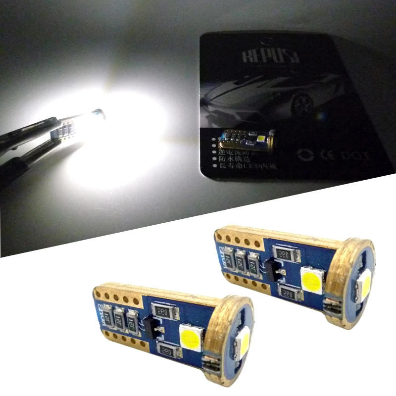 2x Auto LED Canbus T10 3 SMD 3030 W5W 192 194 White 12V 6500K Car Wedge Dome Light Width Marker Lights Lamp Bulbs
2x Auto LED Canbus T10 3 SMD 3030 W5W 192 194 White 12V 6500K Car Wedge Dome Light Width Marker Lights Lamp Bulbs