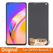 Ensemble écran tactile LCD de remplacement, 6.43 pouces, pour OPPO Reno5 Z CPH2211, Original=