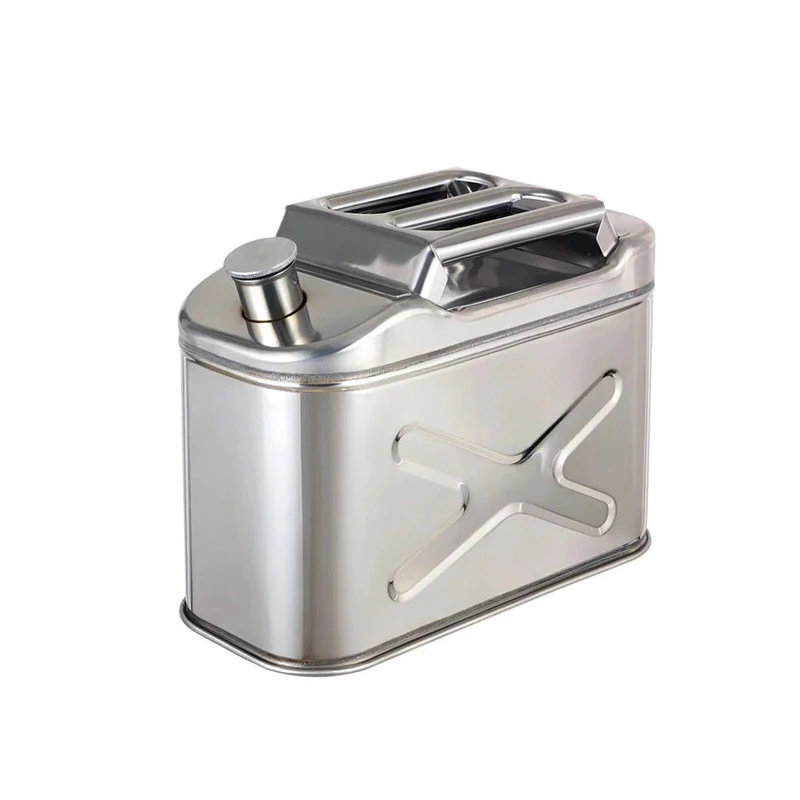 201 Stainless Steel Tank Metal Fuel Tank Oil Gasoline Diesel Canister 10L Storage Can Motorcycle Truck Car Accessories
201 Stainless Steel Tank Metal Fuel Tank Oil Gasoline Diesel Canister 10L Storage Can Motorcycle Truck Car Accessories