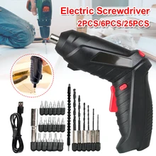 Electric Screwdriver With Light 3.6V Portable Cordless Screwdriver Rechargeable Power Tools With Bits
Electric Screwdriver With Light 3.6V Portable Cordless Screwdriver Rechargeable Power Tools With Bits