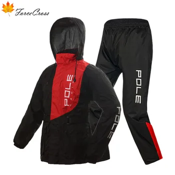Pole motorcycle split raincoat rain pants suit men's and women's single thickened waterproof riding poncho
Pole motorcycle split raincoat rain pants suit men's and women's single thickened waterproof riding poncho