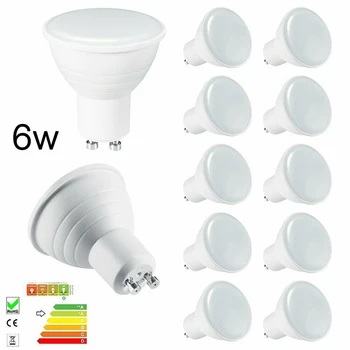 10 pcs GU10 6W Dimmable LED Light Bulbs SMD Spotlight Lamp Energy Saving Bulbs Cold White/Warm White
10 pcs GU10 6W Dimmable LED Light Bulbs SMD Spotlight Lamp Energy Saving Bulbs Cold White/Warm White