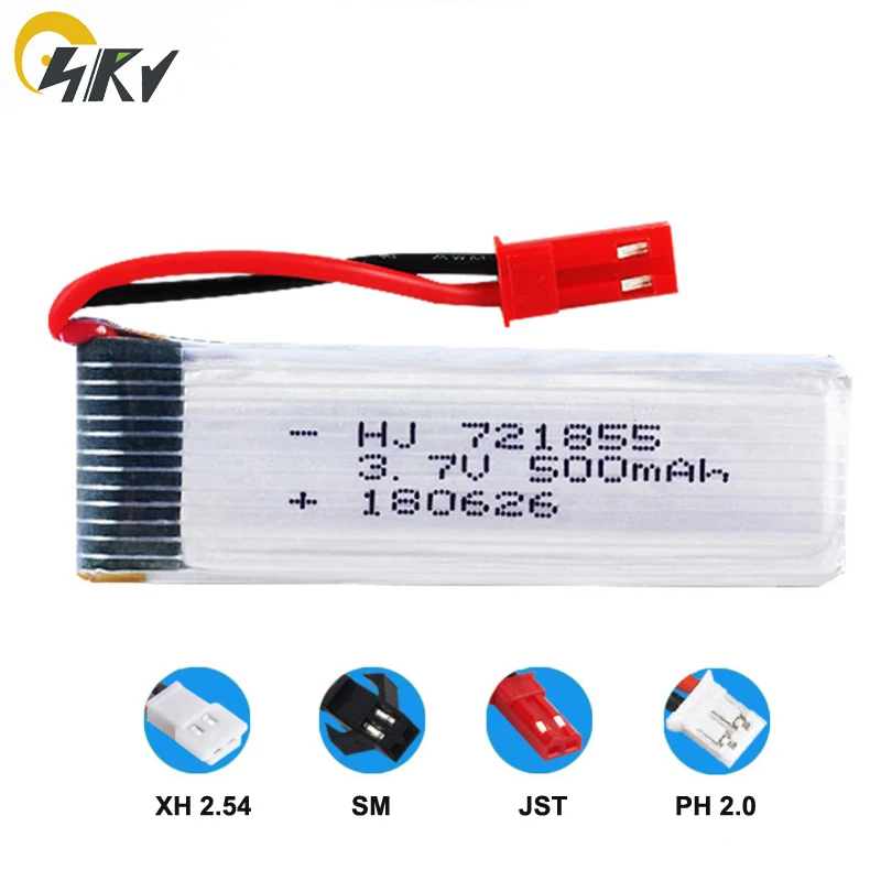 3.7V 500mAh 721855 Lithium polymer RC battery for H07 UDI U815AU818AU819A RC drone
3.7V 500mAh 721855 Lithium polymer RC battery for H07 UDI U815AU818AU819A RC drone