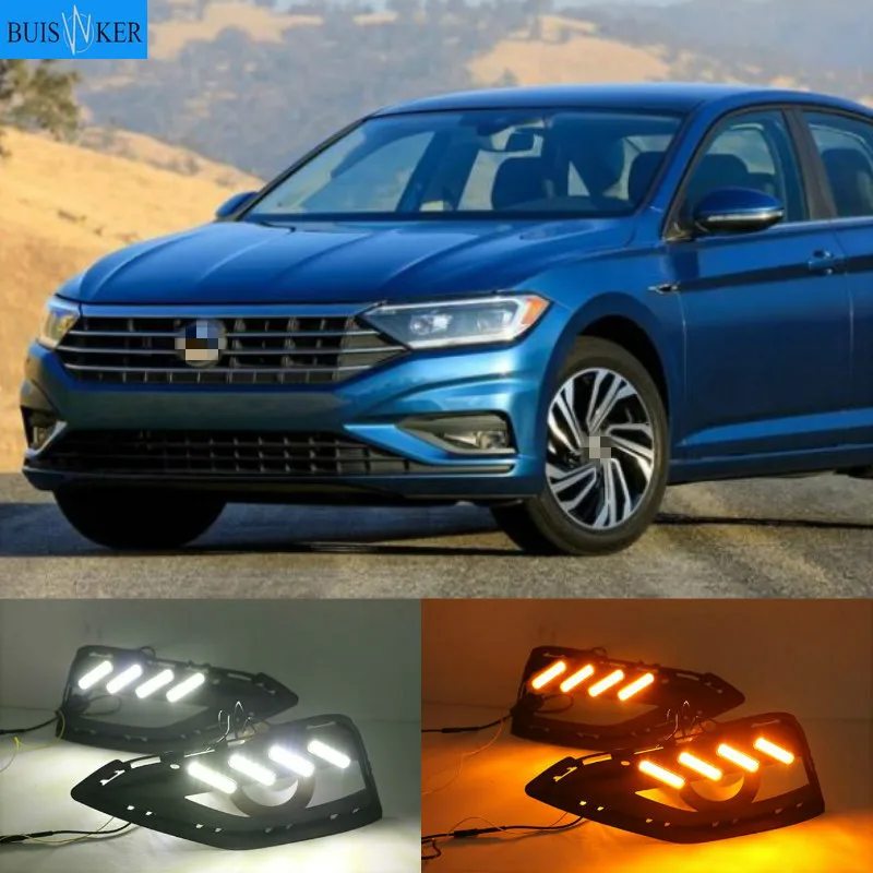 Для Volkswagen VW Jetta Sagitar MK6 2019 вождения светодиодный DRL Дневной светильник противотуманная фара 
Для Volkswagen VW Jetta Sagitar MK6 2019 вождения светодиодный DRL Дневной светильник противотуманная фара
