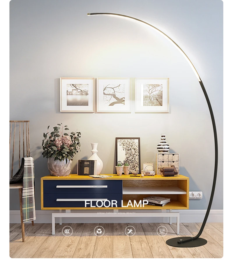 Modern simple LED Floor Lamps luxury standing lamp Floor Lights for Living Room Foyer Study Dining Room Bedroom home Decor