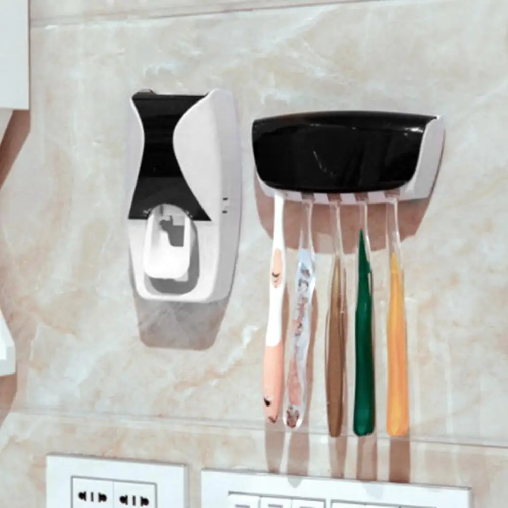 New Bathroom Automatic Wall Mounted Toothpaste Dispenser Toothbrush Holder Stand Set
New Bathroom Automatic Wall Mounted Toothpaste Dispenser Toothbrush Holder Stand Set