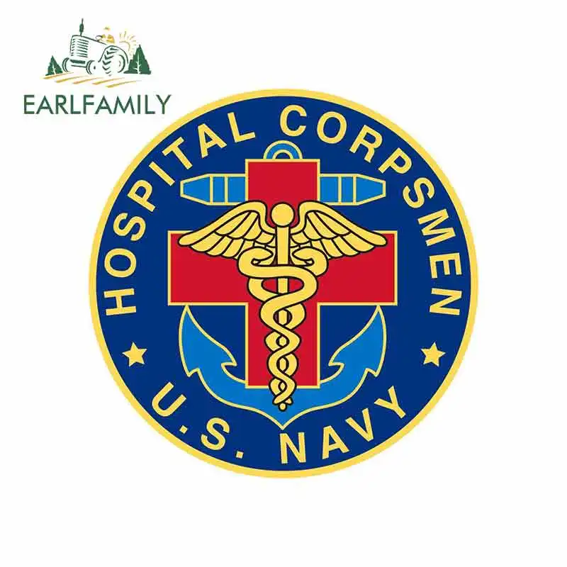 EARLFAMILY 13cm x 13cm for Navy Hospital Corpsman Die Logo Car Stickers Vinyl JDM Bumper Trunk Truck Graphics Windshield Bumper
EARLFAMILY 13cm x 13cm for Navy Hospital Corpsman Die Logo Car Stickers Vinyl JDM Bumper Trunk Truck Graphics Windshield Bumper