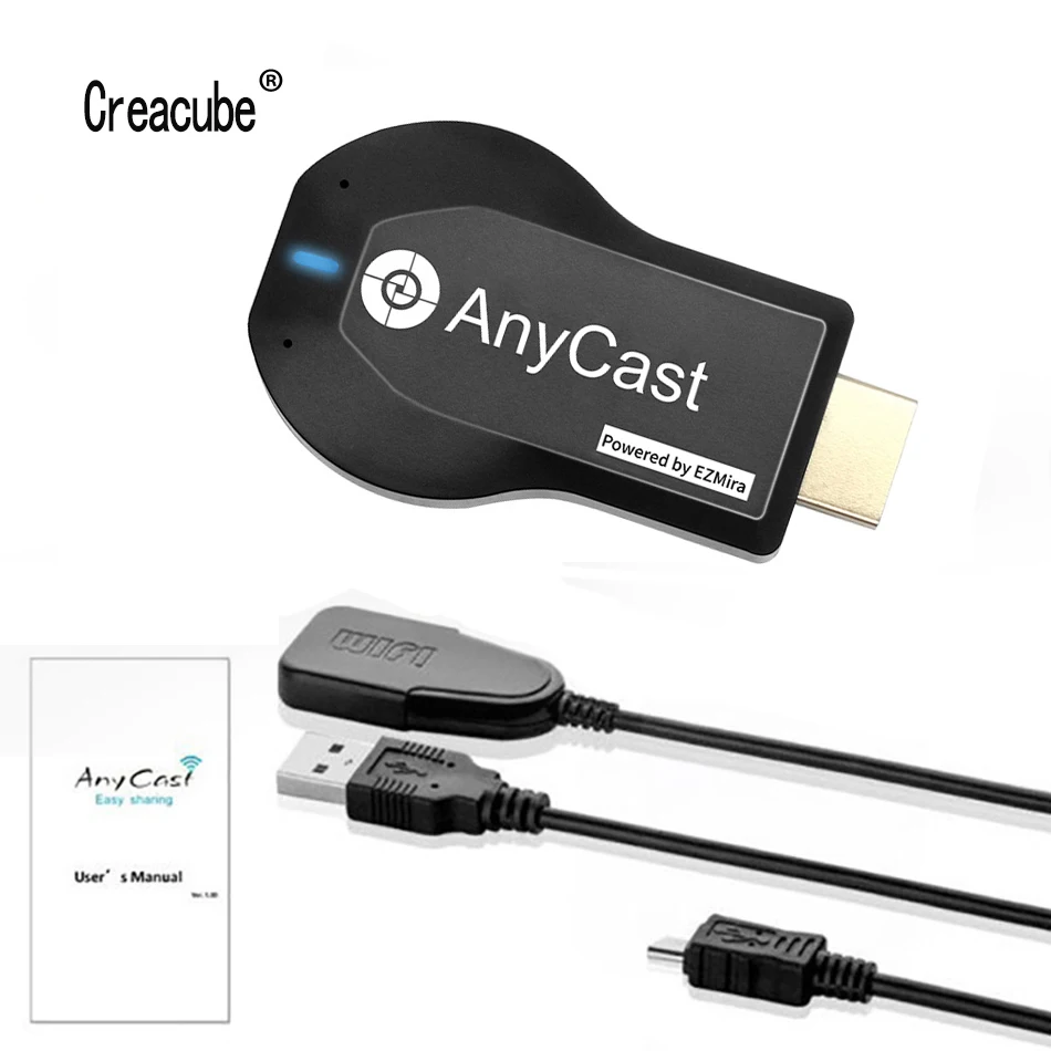 ТВ приемник M2 Plus Wi Fi дисплей Anycast DLNA Miracast Airplay зеркальный экран адаптер HDMI Android IOS