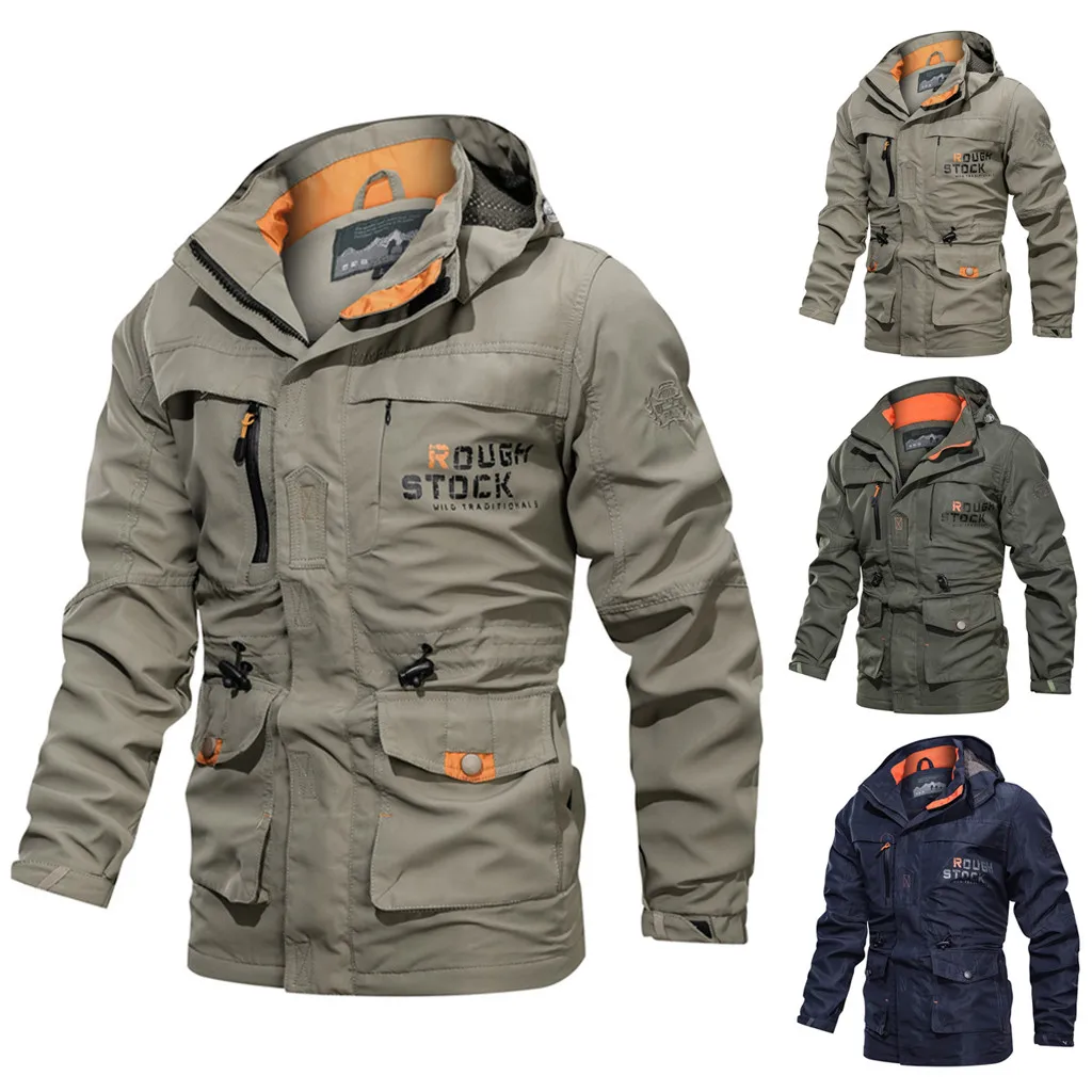 Dropshipping Casual Tops Plus Size Fashion Men's Casual Autumn Winter Long Sleeve Hooded Zipper Outdoor Waterproof Jacket man H
Dropshipping Casual Tops Plus Size Fashion Men's Casual Autumn Winter Long Sleeve Hooded Zipper Outdoor Waterproof Jacket man H