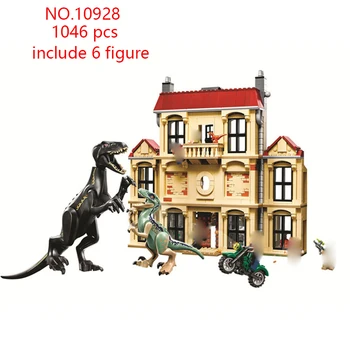 Jurassic Park D-Rex Rampage at Lockwood Estate Building Blocks Classic Movie Model Kids Toys For Children Gift 
Jurassic Park D-Rex Rampage at Lockwood Estate Building Blocks Classic Movie Model Kids Toys For Children Gift