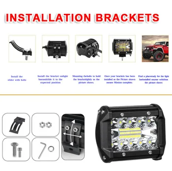 IP67 Fog Light 10~48V 6000K Universal Flood Off-Road Parts For SUV Boat Forklift ATV
IP67 Fog Light 10~48V 6000K Universal Flood Off-Road Parts For SUV Boat Forklift ATV