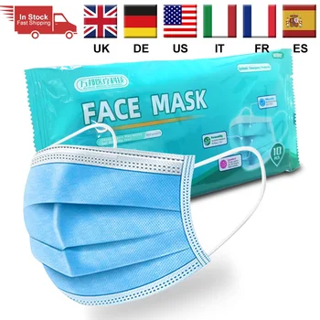 Disposable Mask Protective 3 Layers Non Woven Respirator Dust Earloop Filter Face Mouth Masks Maldehyde Prevent Hypoallergenic
Disposable Mask Protective 3 Layers Non Woven Respirator Dust Earloop Filter Face Mouth Masks Maldehyde Prevent Hypoallergenic