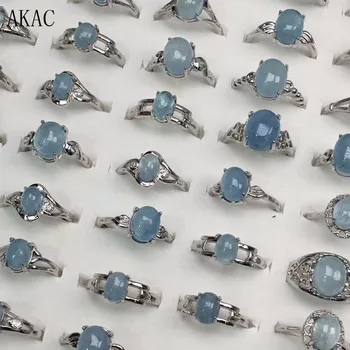 100rings AKAC natural aquamarine white copper adjustable ring for women factory wholesale send randomly
100rings AKAC natural aquamarine white copper adjustable ring for women factory wholesale send randomly