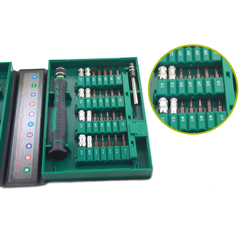 PARON Professional Hardware Electronic Magnetic Bit Holder Iphone Fix Tool Handle Bar Extension 38In1 S2 Screwdriver Kit
PARON Professional Hardware Electronic Magnetic Bit Holder Iphone Fix Tool Handle Bar Extension 38In1 S2 Screwdriver Kit