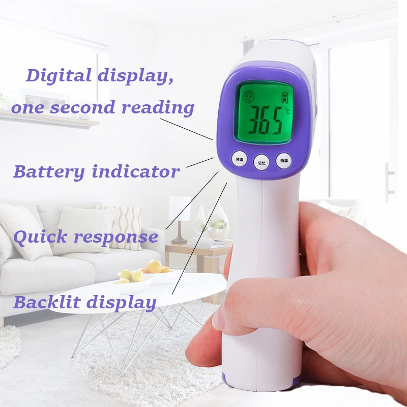 Newest Baby Forehead Thermometer Accurate Measurement Digital LED Backlit Display Non Contact Infrared Thermometer for Kid Adult
Newest Baby Forehead Thermometer Accurate Measurement Digital LED Backlit Display Non Contact Infrared Thermometer for Kid Adult