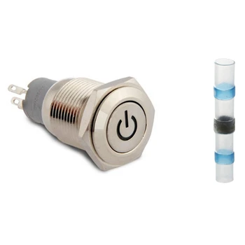 1 Pcs 16Mm 12V Red LED On/Off Push Buttons Switch & 10 Pcs Terminal Extender Electric END to END Welding Blue 5Mm
1 Pcs 16Mm 12V Red LED On/Off Push Buttons Switch & 10 Pcs Terminal Extender Electric END to END Welding Blue 5Mm