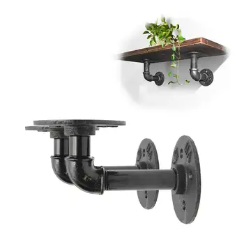 2Pcs Retro Black Iron Industrial Pipe Shelf Bracket Mounting Storage Bracket Holders Racks Home Decor Partition Support Fram
2Pcs Retro Black Iron Industrial Pipe Shelf Bracket Mounting Storage Bracket Holders Racks Home Decor Partition Support Fram