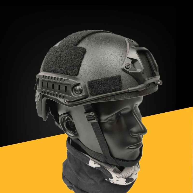 

Fast FRP tactical helmet explosion-proof anti-collision 1.5kg CS special force training army fan head high cut half helmet