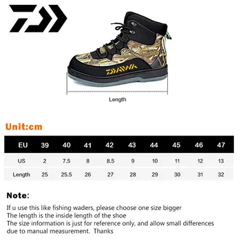 Daiwa Fishing Shoes Felt Sole Wading Waders With Nails Aqua Upstream Hunting Sneakers Boot Breathable Rock Sport No-slip
Daiwa Fishing Shoes Felt Sole Wading Waders With Nails Aqua Upstream Hunting Sneakers Boot Breathable Rock Sport No-slip