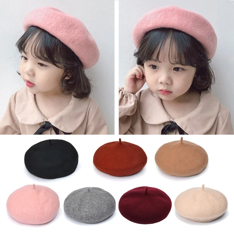 Baby Girls Beret Hat Solid Color Vintage Beret Beanie Bonnet Hat for Kids Children 2-8 Years Old 87HD
Baby Girls Beret Hat Solid Color Vintage Beret Beanie Bonnet Hat for Kids Children 2-8 Years Old 87HD
