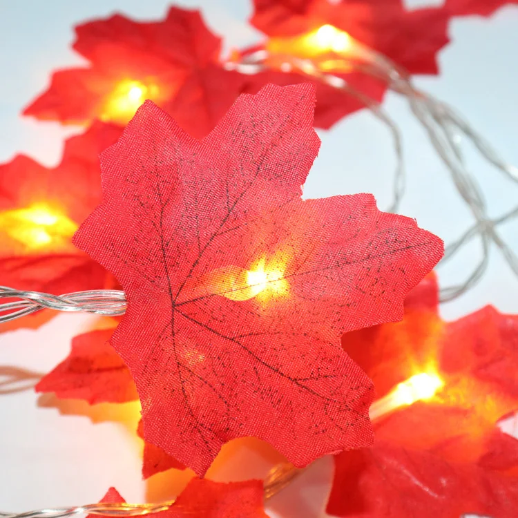 Popular Led Maple Leaf String Light Solar Battery Box Outdoor Color Light Christmas String Light Garden Decoration
Popular Led Maple Leaf String Light Solar Battery Box Outdoor Color Light Christmas String Light Garden Decoration